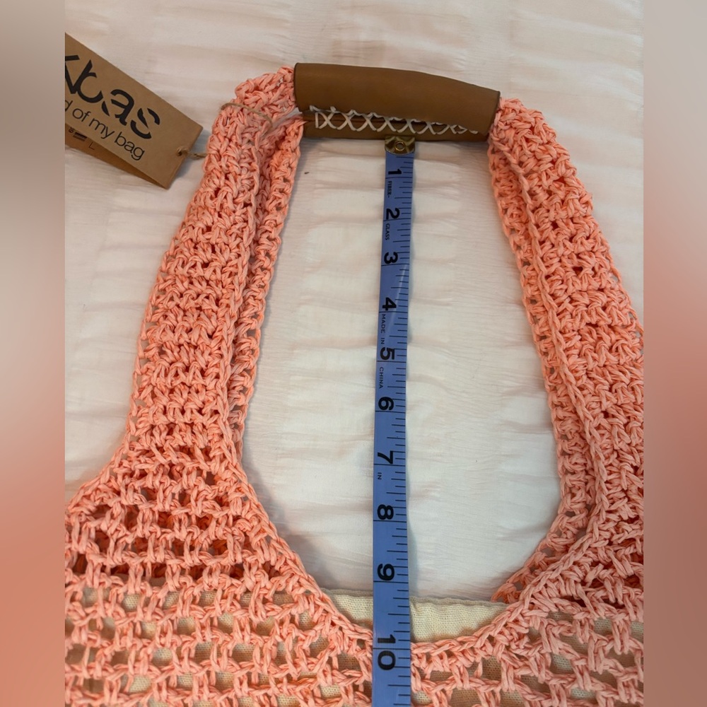 Kbas handmade boho bag with Natural Fibers 100% Rafia Sintetica- NWT - Picture 11 of 11
